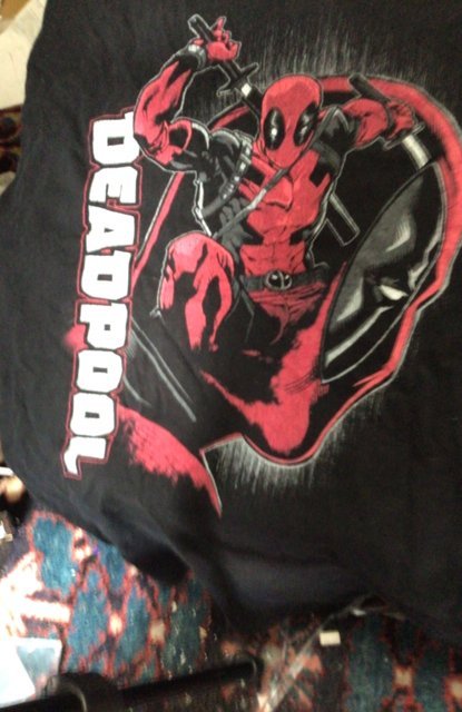 Classic Marvel official Deadpool T-shirt pre-faded. XL Wow!