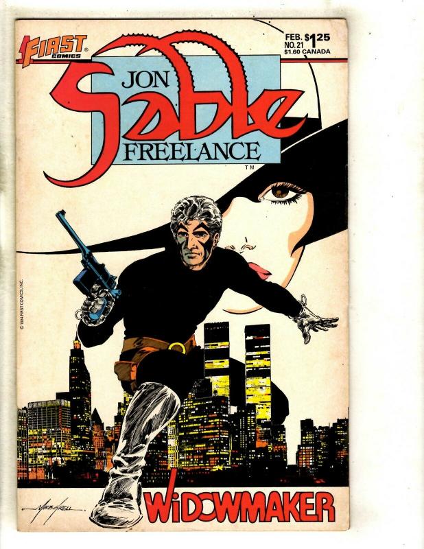 12 Jon Sable: Freelance First Comics # 18 19 20 21 22 23 24 25 27 28 29 30 J331