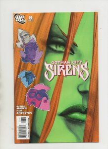 Gotham City Sirens #8 - Harley Quinn Catwoman Poison Ivy Cover (Grade 9.0) 2010