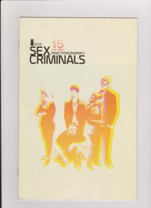 SEX CRIMINALS #15 FRACTION / ZDARSKY 2016 IMAGE COMICS