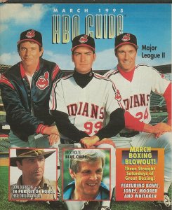 ORIGINAL Vintage Mar 1995 HBO Guide Magazine Major League II Mike Tyson
