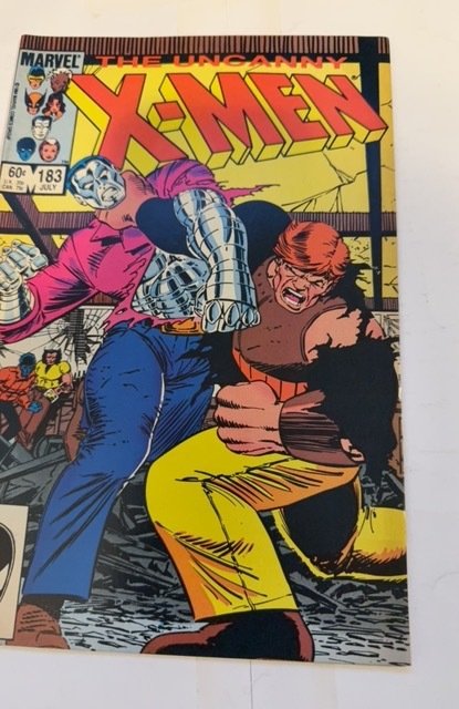 The Uncanny X-Men #183 (1984)juggernaut vs collasus