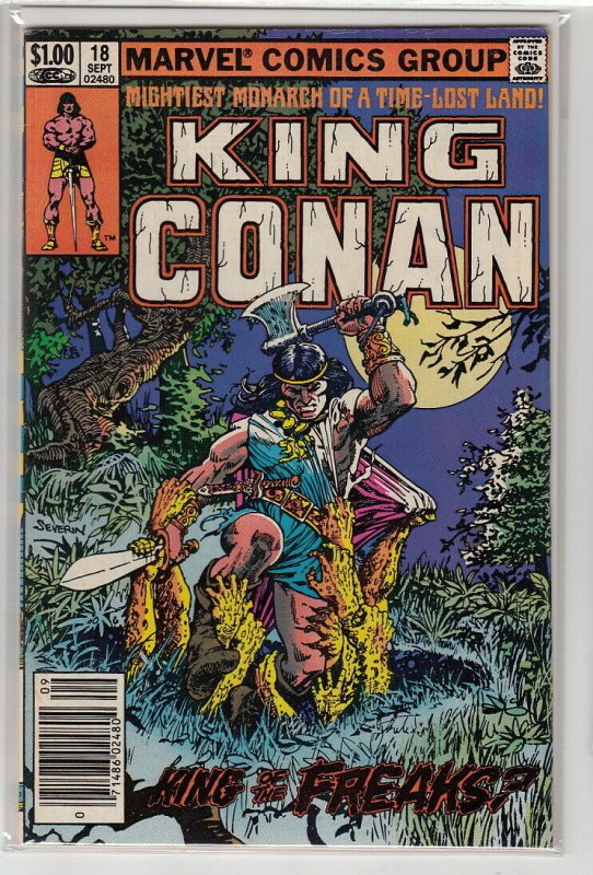 KING CONAN (1980 MARVEL) #18 FN+ A13442
