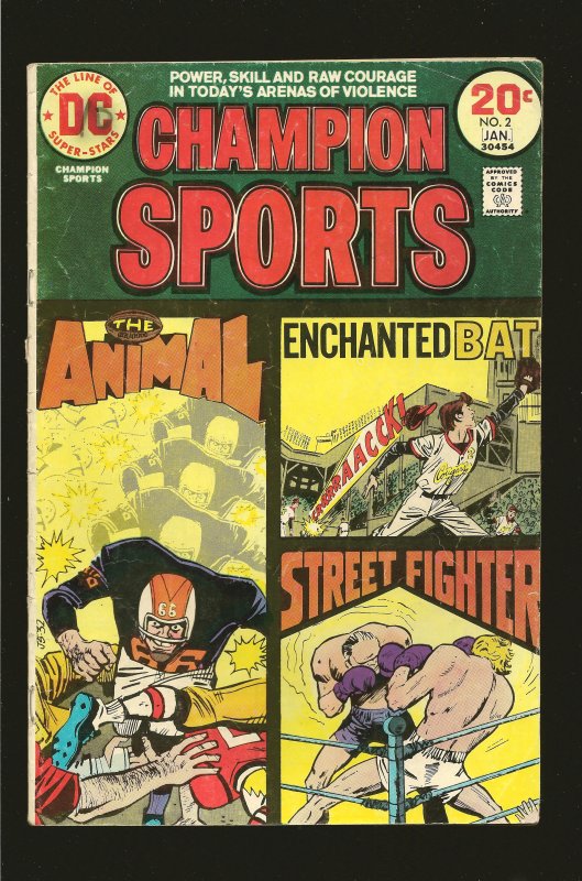 DC Comics Champion Sports Vol 1 No 2 January 1974
