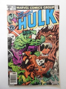 The Incredible Hulk #247 (1980) VG Condition!