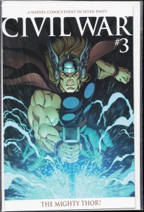 Civil War #3 McGuinness Cover (2006) Captain America [Key Issue]