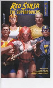 RED SONJA THE SUPERPOWERS (2020 DYNAMITE) #1 VARIANT CVR D YOON