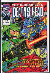 The Incomplete Death's Head #3 (1993) Death's Head