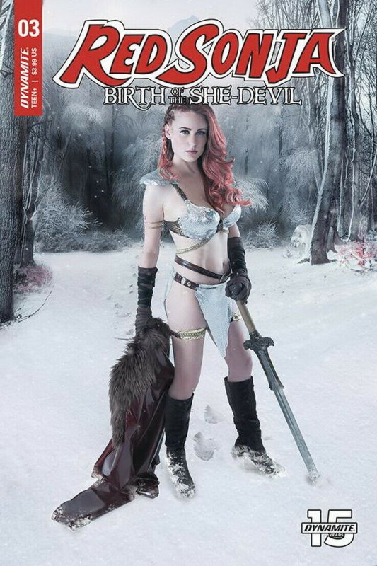 RED SONJA BIRTH OF SHE DEVIL (2019 DYNAMITE) #3 VARIANT CVR C COSP PRESALE-08/14