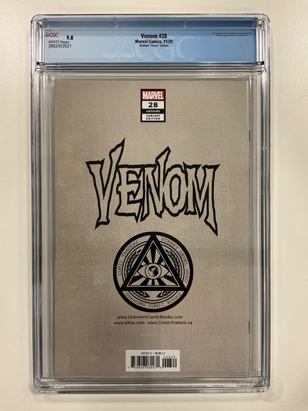 Venom #28 Kirkham Cover B (2020) CGC 9.8