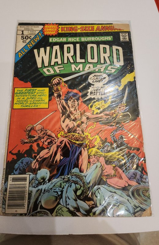 John Carter Warlord of Mars Annual #1 (1977)