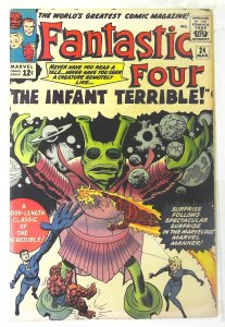 Fantastic Four (1961 series)  #24, VF- (Actual scan)