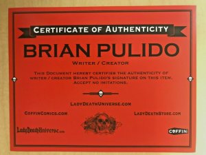 A Nightmare on Elm Street Paranoid #1 PLATINUM FOIL Variant w/ Poster Signed HTF