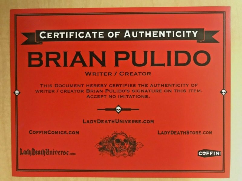 A Nightmare on Elm Street Paranoid #1 PLATINUM FOIL Variant w/ Poster Signed HTF