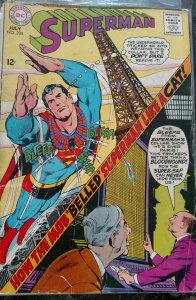 Superman #208(DC,1968) Condition GD/VG