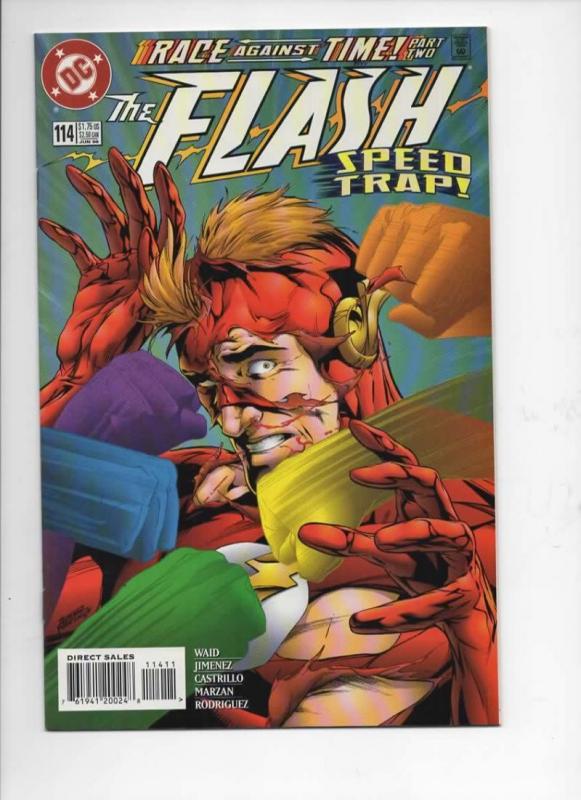 FLASH #114, VF/NM, Waid, Fastest Man Alive, 1987 1996, more DC in store