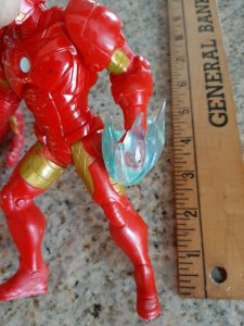 2012 Hasbro Marvel Legends Iron Man 6.5” Action Figure + bonus figure used 