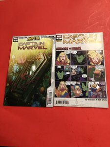 CAPTAIN MARVEL #21 & #21 VARIANT MARVEL / NM -