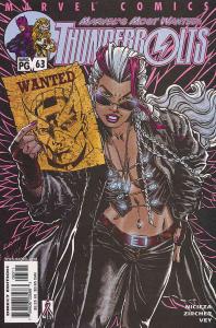 Thunderbolts #63 VF/NM ; Marvel | Wanted Poster Cover