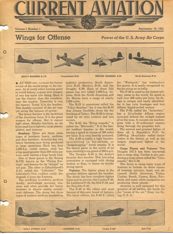 Current Aviation 1942-Lot of 20-1st issue included-Spitfire-Zero-blimps-G