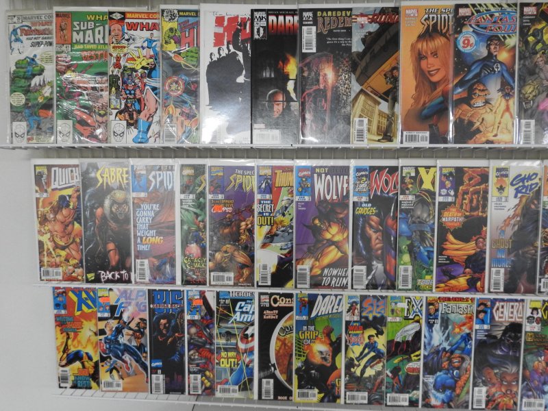 Huge Lot 120+ W/ Hulk, Captain America, Blade+ Avg VF Condition