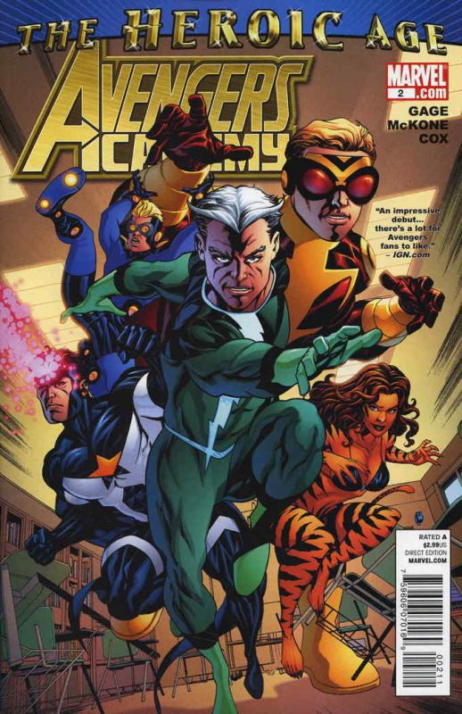 Avengers Academy #2 VF/NM; Marvel | save on shipping - details inside