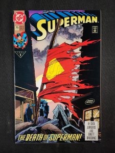 Superman 2PC #75 - KEY / Newstand & Direct Edition (9.0/9.2) 1993