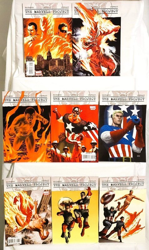 The MARVELS PROJECT #1 - 8 Captain America Human Torch Sub-Mariner Marvel Comics