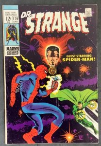 Doctor Strange #179 (1969, Marvel) Spider-Man Appearance. VF