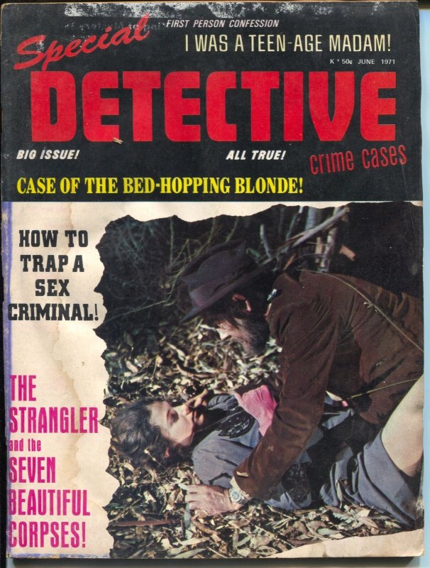 Special Detective Crime Cases 6/1971-Jalart-teenage madam-Mafia revolt-FR