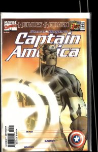 Captain America #1 Sunburst Cover (1998) Captain America