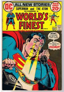 WORLD'S FINEST #213, FN+, Superman, The Atom, Peril,1941