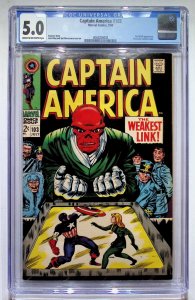 Captain America #103 (1968) Captain America CGC 5.0