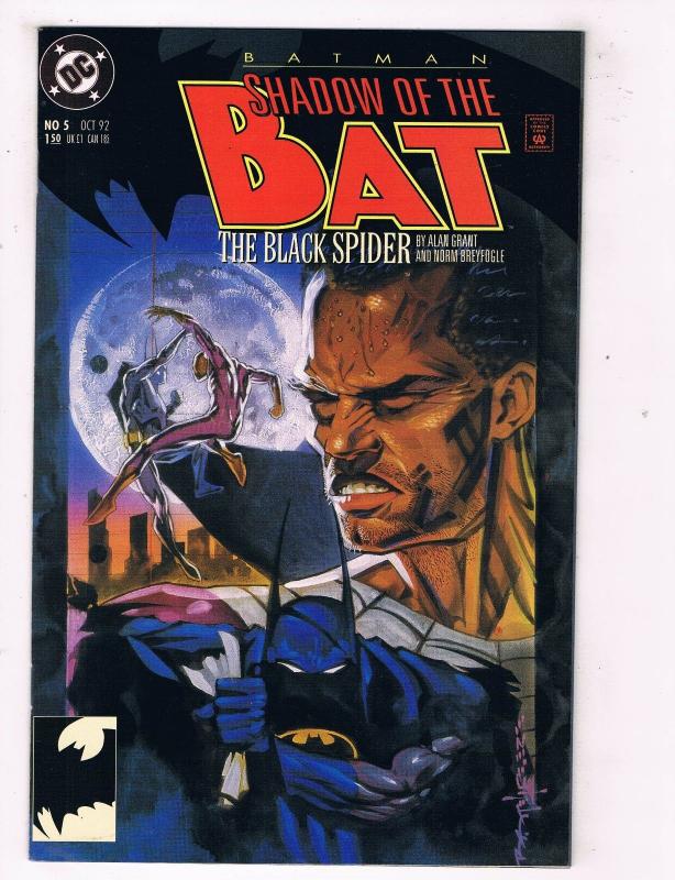 Batman Shadow Of The Bat #5 VF/NM DC Comics Comic Book Grant JLA Oct 1992 DE45