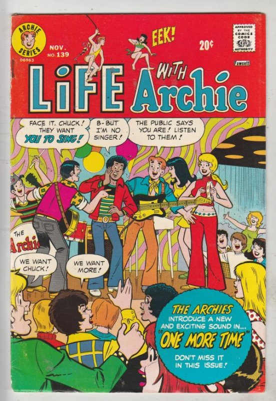 Life with Archie #139 (Nov-73) FN/VF Mid-High-Grade Archie