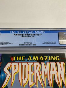 Amazing Spider-man V Vol Volume 2 # 7 Cgc 9.8 025 White Pages Marvel Legacy #448