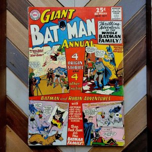 BATMAN ANNUAL #7 FN (DC 1964) 80-page GIANT Batman Family Back Cover Gallery