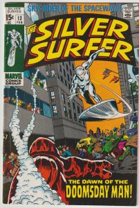 Silver Surfer #13 (Feb 1970, Marvel), FN-VFN condition (7.0)