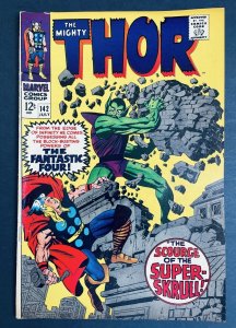 Thor #142. (1967) Super Skrulls! 7.0