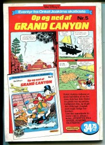 Onkel Joakim #1 1988-Disney-Danish-Uncle Scrooge-Carl Barks-Mickey Mouse-VG