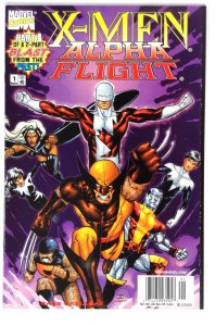 X-Men/Alpha Flight #1 (1998) NEWSSTAND Wolverine Colossus Marvel NM-