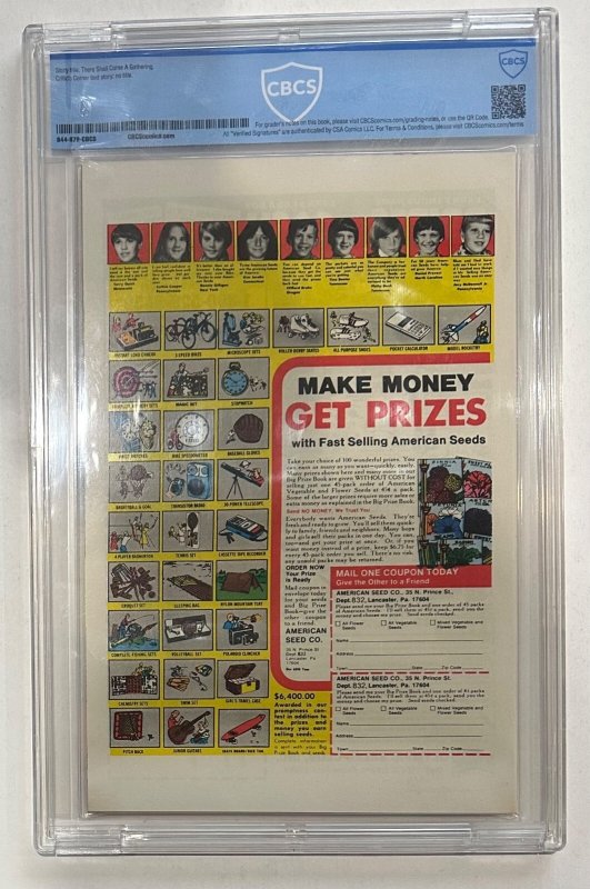 (1978) SHOWCASE #100 CBCS 9.8 WP! From the  Newsstand Mint Collection! Not cgc