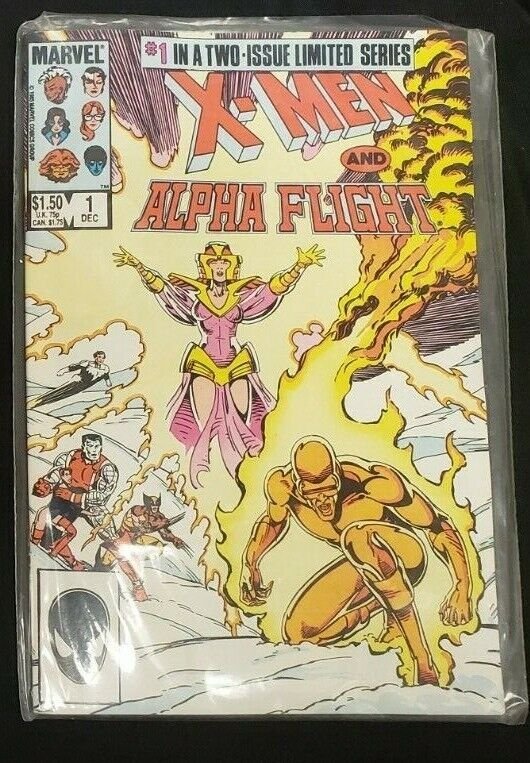 X-MEN 3PC (VF) X-MEN & MICRONAUTS #1, X-MEN & ALPHA FLIGHT #1: 1984-86 