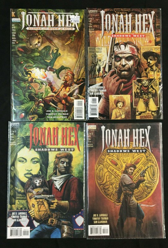 JONAH HEX 17 COMIC LOT #7, 77 95 SER. 1-5 99 SERIES 1-3 93 SERIES 1-3 +J THUNDER