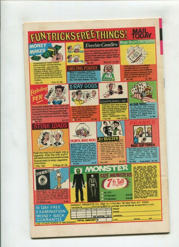 TUROK SON OF STONE #110 (7.0) PREHISTORIC OSTRICH!! 1977