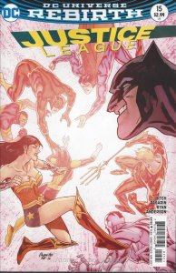 Justice League (3rd Series) #15A VF/NM ; DC | Rebirth Yanick Paquette Variant