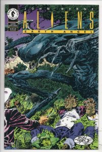 ALIENS EARTH ANGEL #1, NM, 1995, Dark Horse, Byrne, Horror, more horror in store