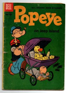 Popeye the Sailor #53 - Dell Comics - 1960 - GD/VG