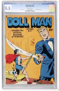 Doll Man #24 (1949) CGC 8.5 VF+