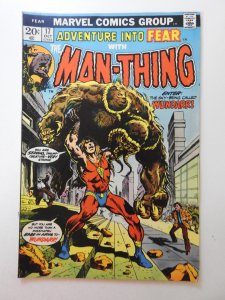 Adventure into Fear #17 (1973) 1st Appearance of Wundarr! Solid VG/Fine Cond!